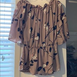 Off the shoulder top